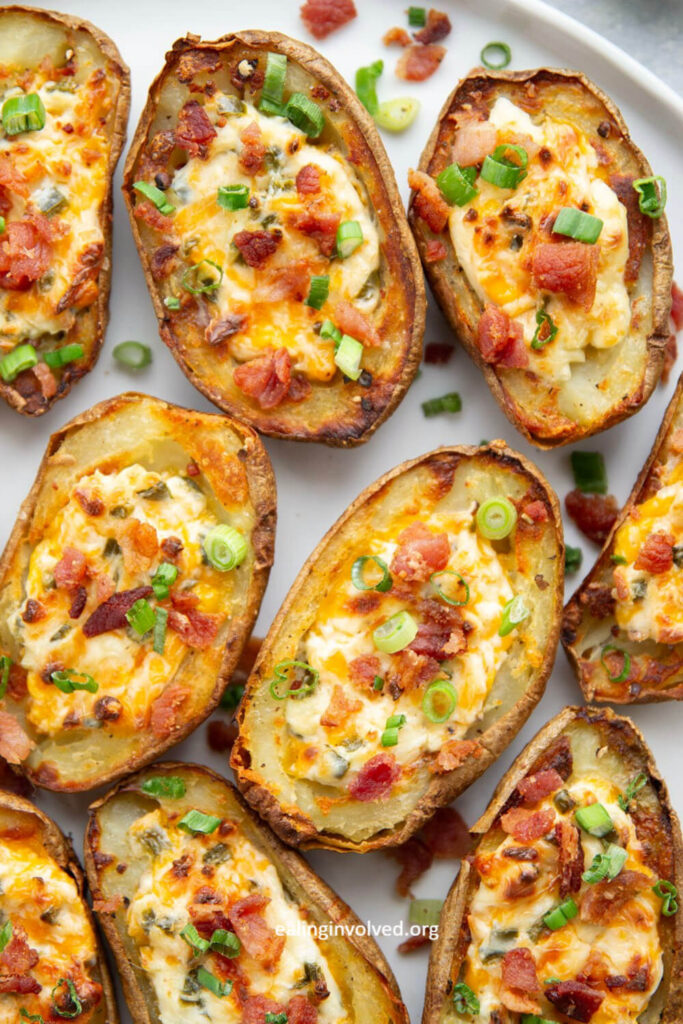 มันฝรั่ง Jalapeno Popper อบ